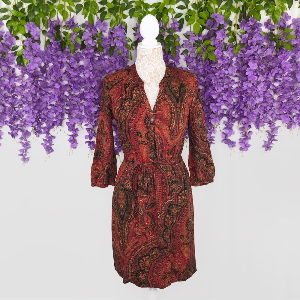 Lucky Brand Oriental Rug Shirtdress